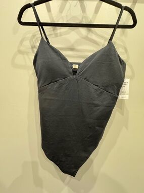 Abercrombie & Fitch Black V-Neck Bodysuit